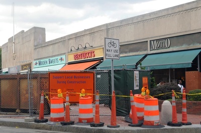 Construction, MBTA, Harvard Square Construction, MBTA, Harvard Square