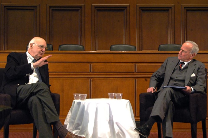 Paul Volcker at Harvard Law School Paul Volcker at Harvard Law School