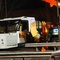 Wrecked charter bus