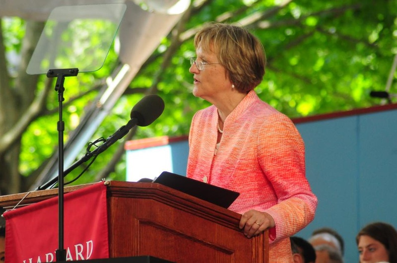 Faust Speaks to Graduates Faust Speaks to Graduates