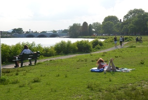 Reading By The River